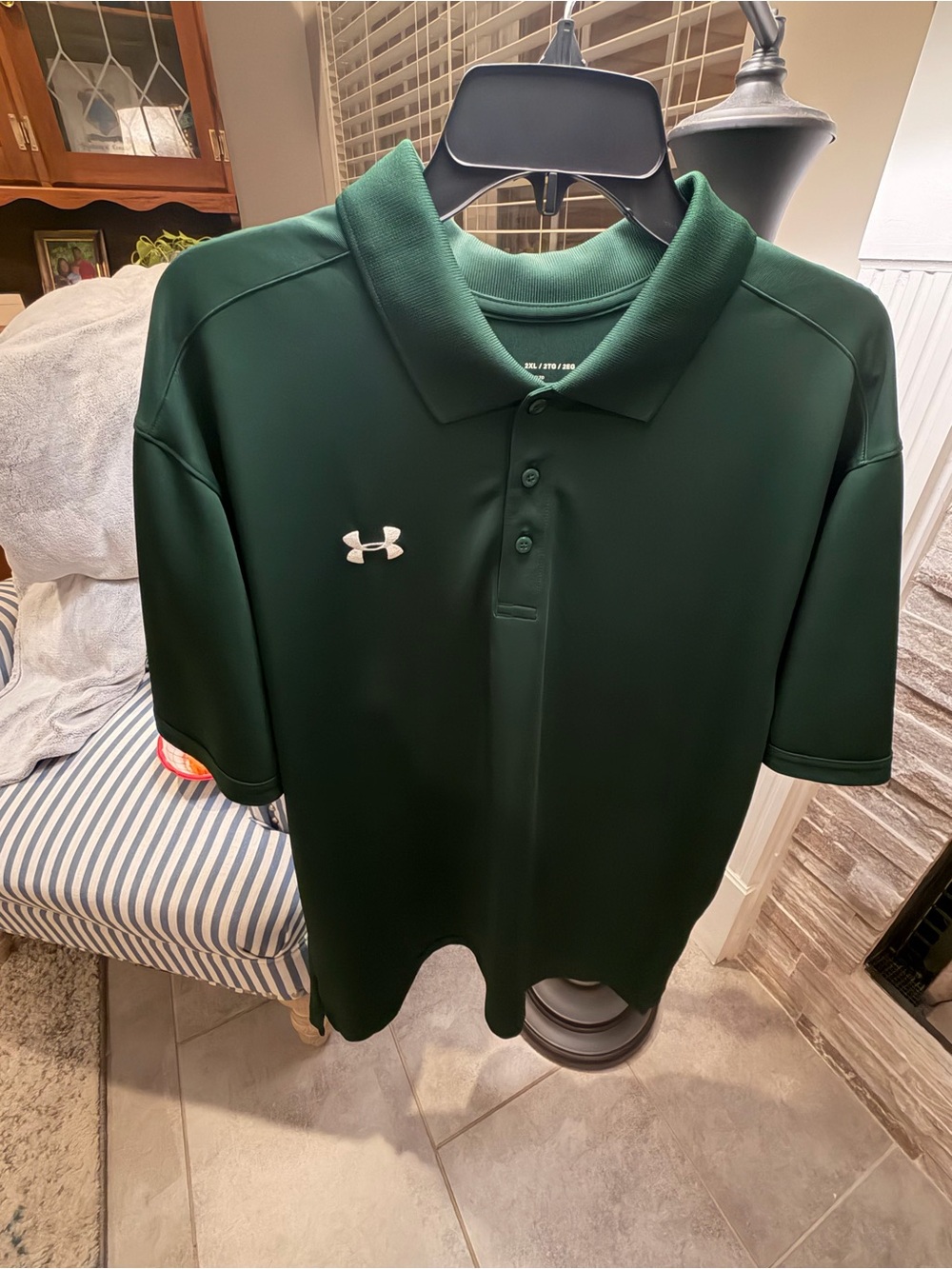 Under Armour Forest Green Men's Performance Polo